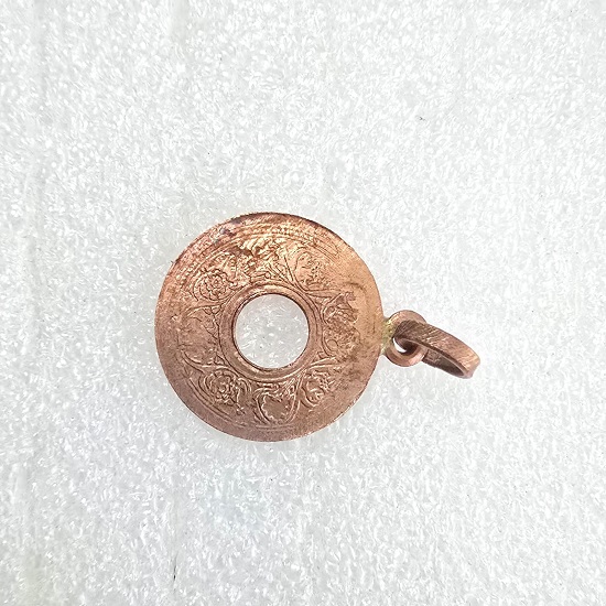 Copper Coin Pendent with Hole – Tambe Ka Sikka for Lal Kitab Remedies